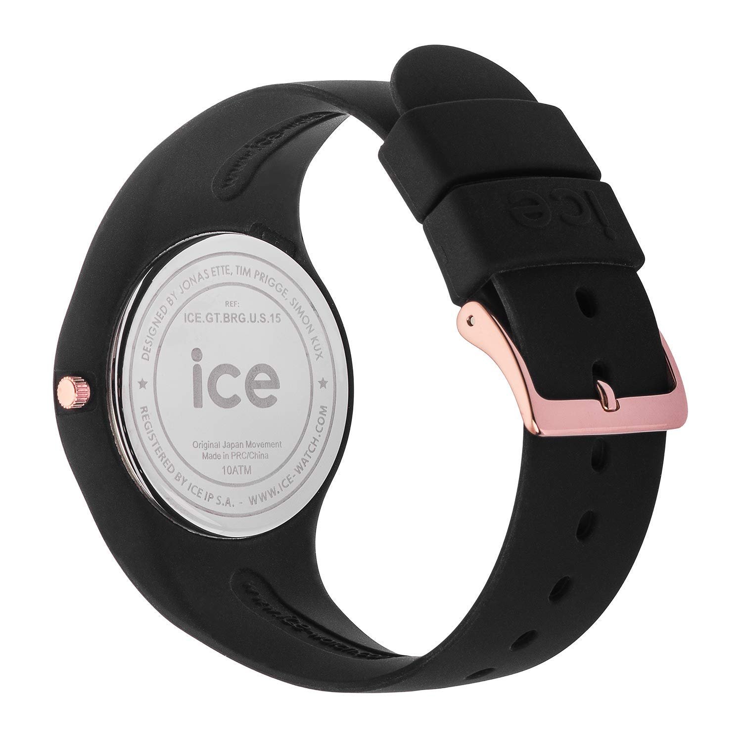 Годинник Ice-Watch ICE glitter black rose gold Жіночий Чорний, фото №4