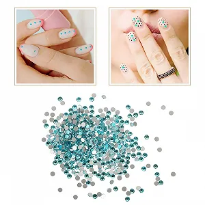 Набор Хрустальные стеклянные стразы для ногтей EXCEART Плоские бриллианты для ногтей synthetic.ua - Фото 1