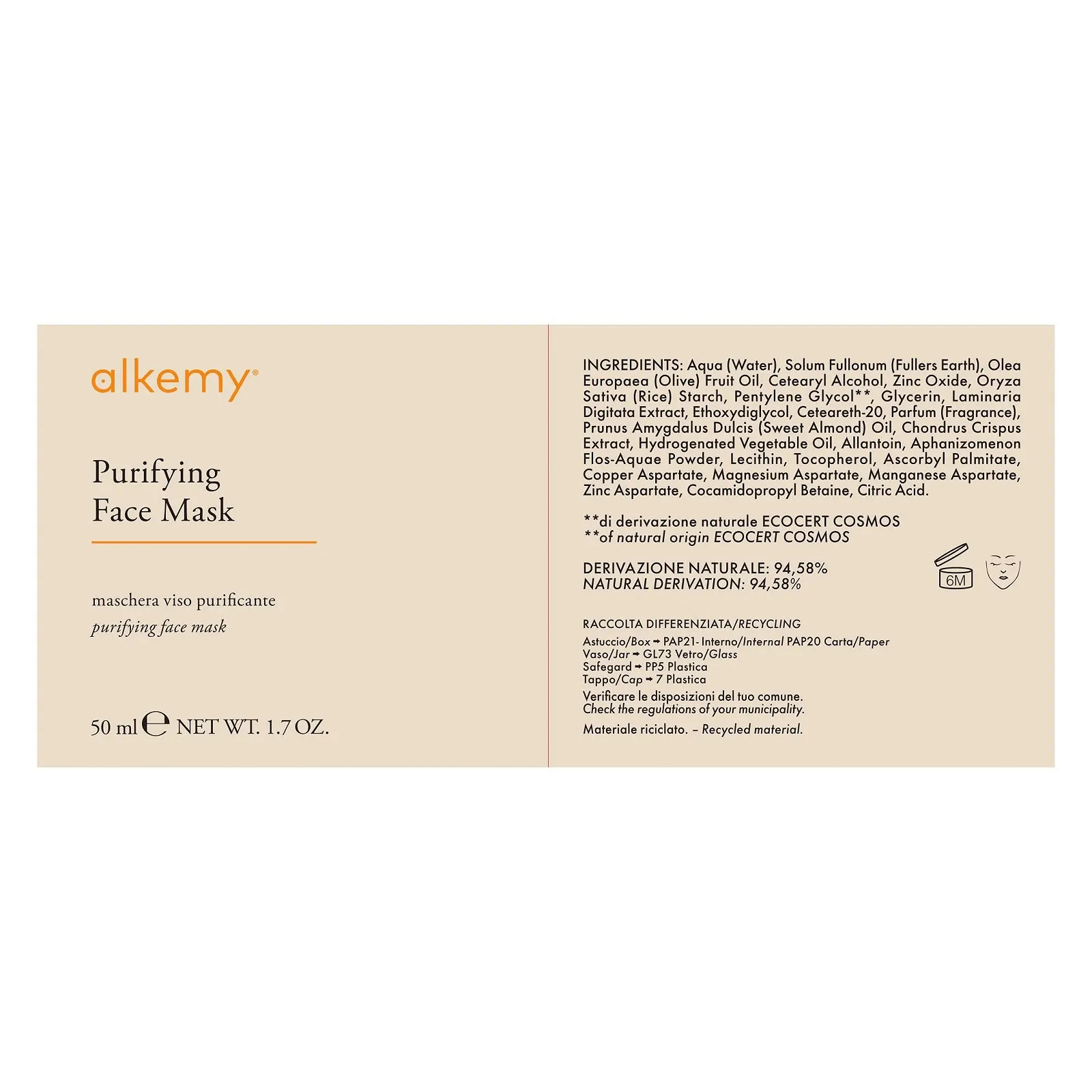 Маска для обличчя ALKEMY Набір краси - Натуральна косметика - Проти чорних цяток, фото №7