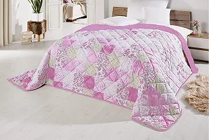 Покрывало MB Warenhandel24 XXL Универсальный Плед 220 x 240 см Пэчворк Кантри Хаус - Фото 1