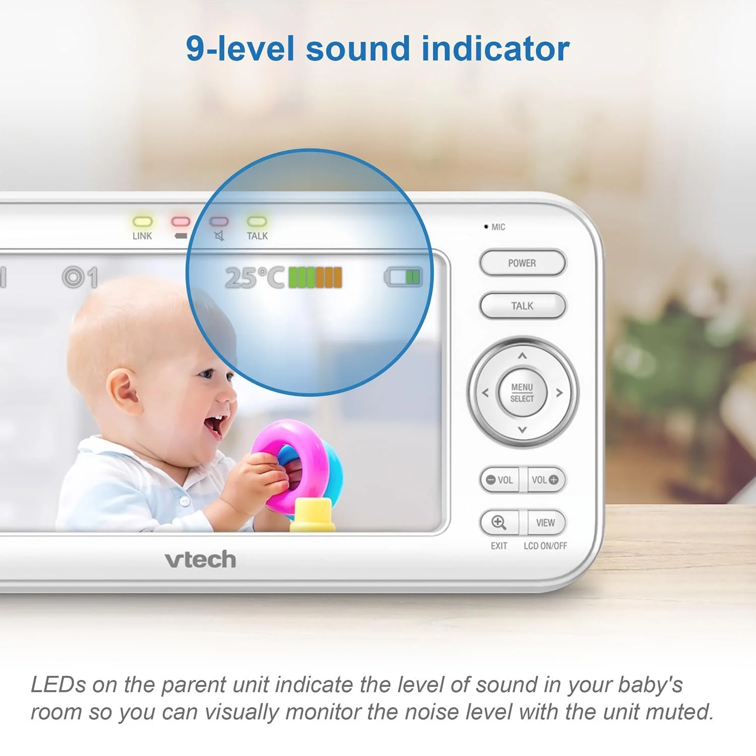 Відеоняня VTech Vision XXL BM4550 720p Велика Французька версія, фото №3 Відеоняня VTech Vision XXL BM4550 720p Велика Французька версія, фото №3