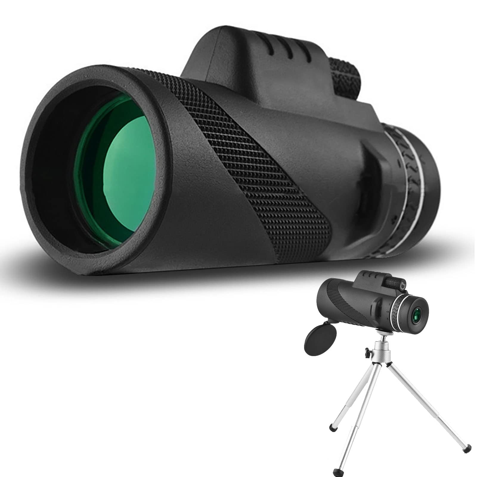 Монокуляр HD 10x42 для дорослих та дітей з тримачем для смартфона та штативом, фото №1