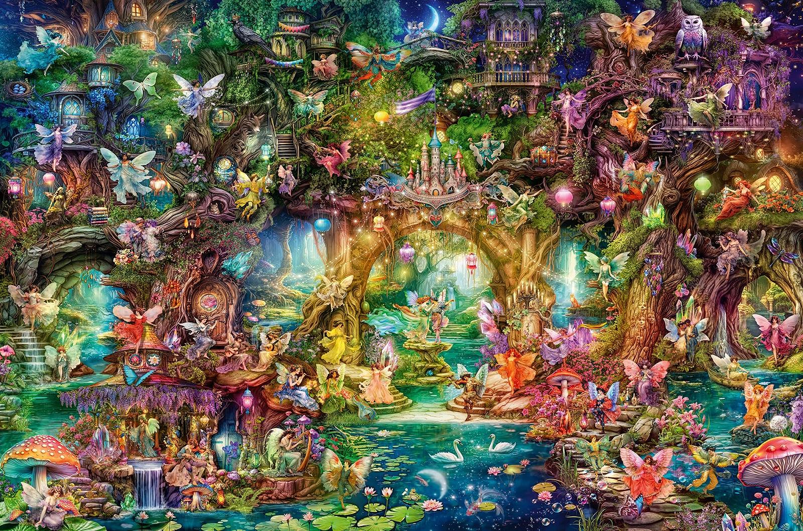 Пазл Ravensburger 12000810 The Hidden World of Fairies 4000 элементов Fantasy, фото №1 Пазл Ravensburger 12000810 The Hidden World of Fairies 4000 элементов Fantasy, фото №1