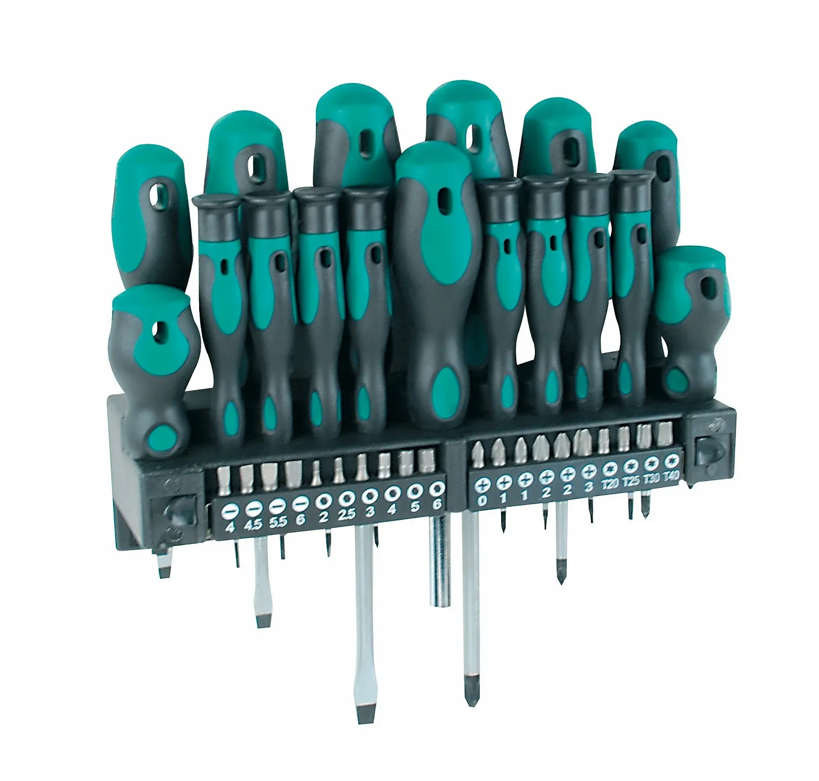 Набір викруток та біт Brüder Mannesmann Werkzeuge M11415 37 предметів, фото №1