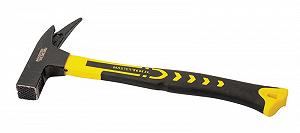 Молоток покрівельний MASTERTOOL 600 г HRC60 рукоятка фібергласова 340 мм 02-0120 - Фото 1