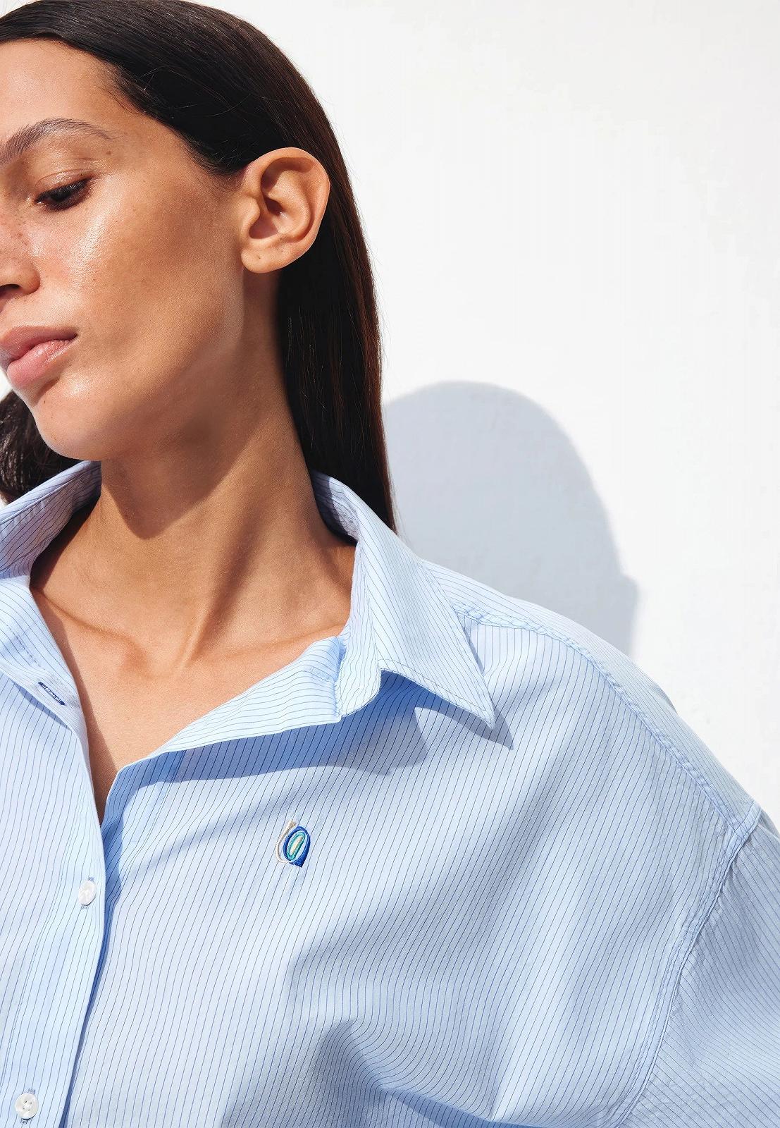 Жіноча сорочка MAVI STRIPE BLOUSE Light Blue - L, фото №5