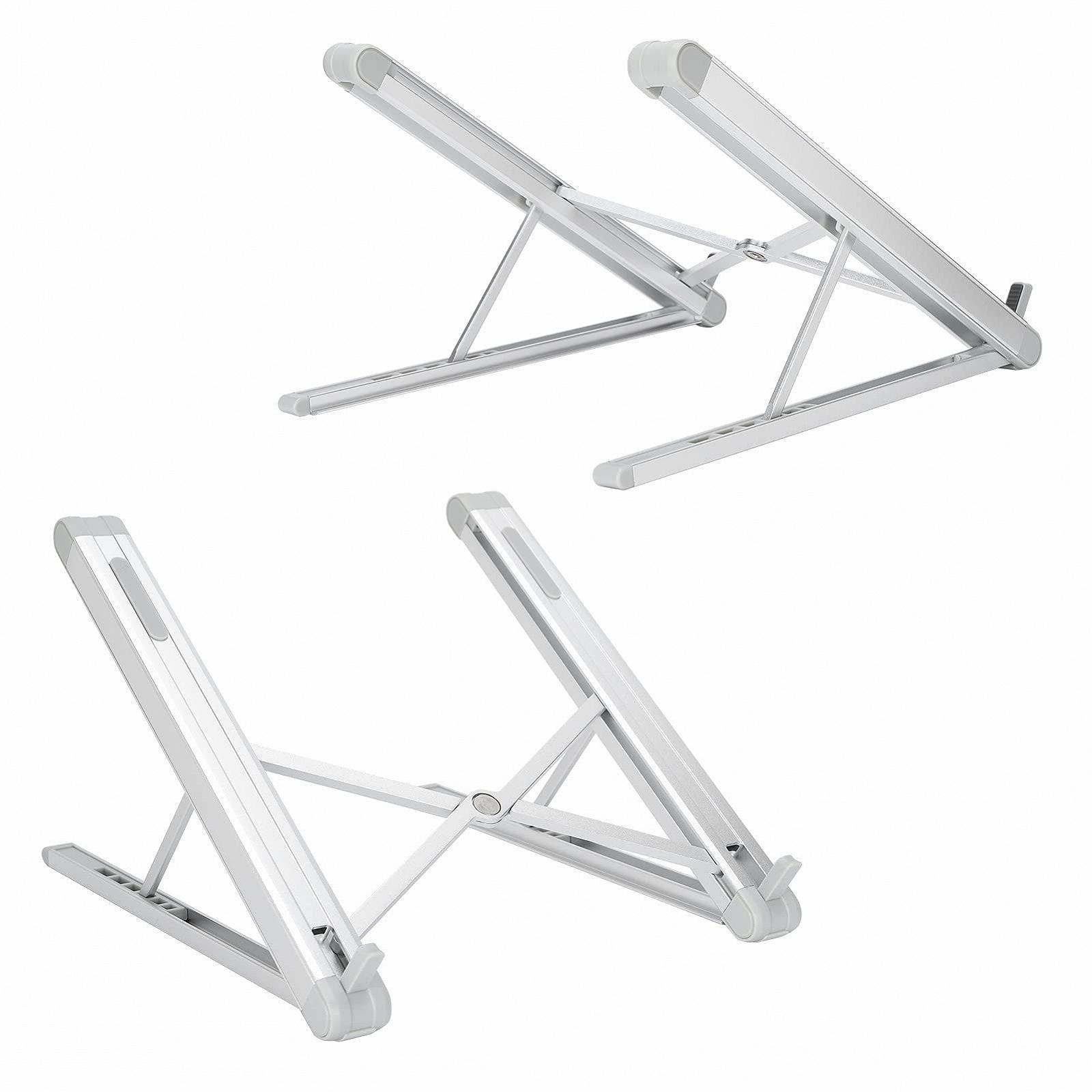 Підставка для планшета складана телескопічна портативна Multi-Grear срібляста, фото №5
