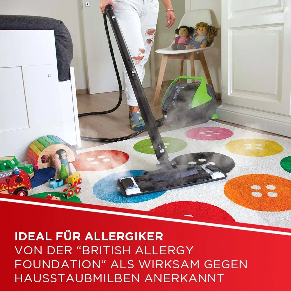 Пароочисник-пилосос Polti Vaporetto Turbo Flexi PRO95 1100 Вт Зелений, фото №7