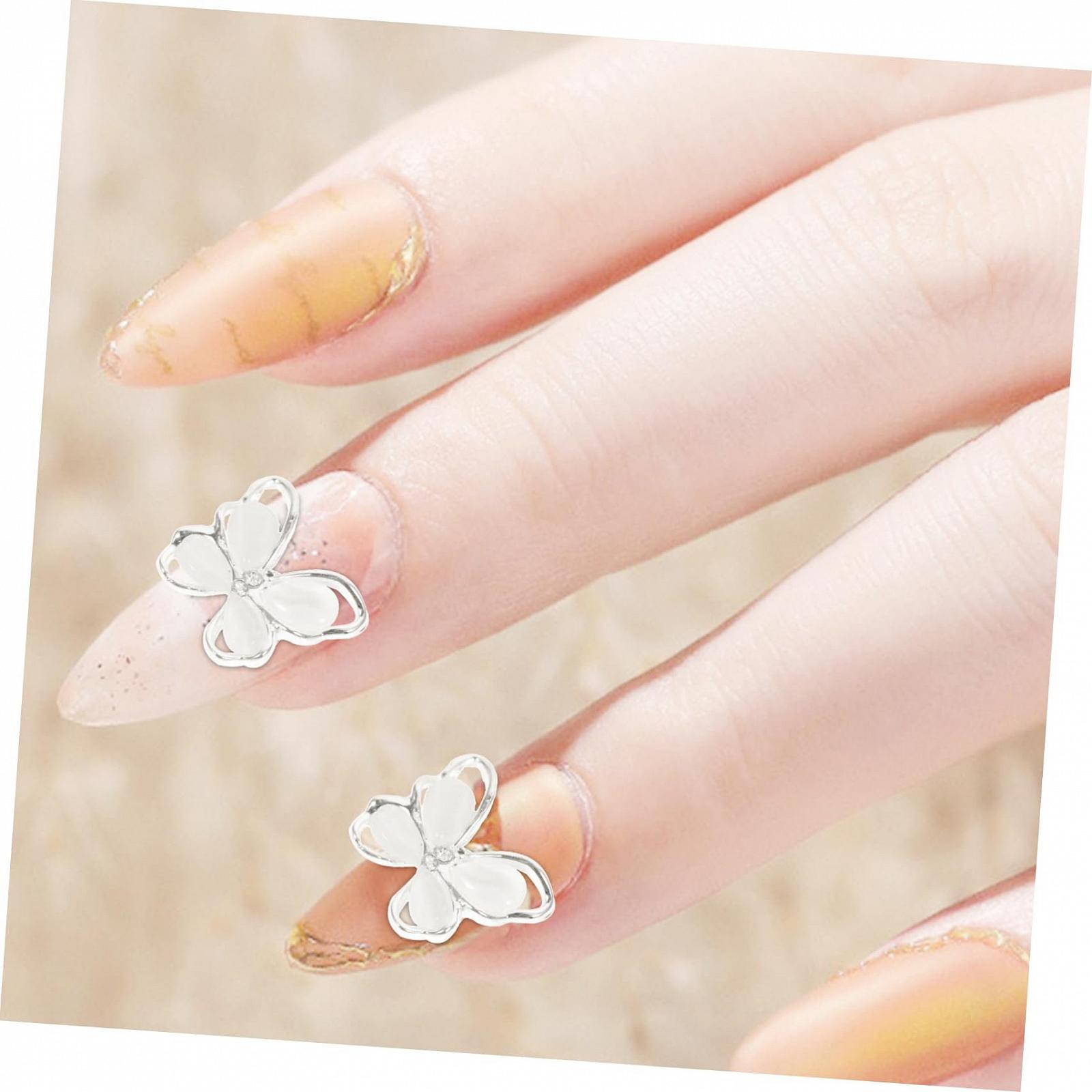 Прикраси для нігтів Метелики 20шт, фото №6