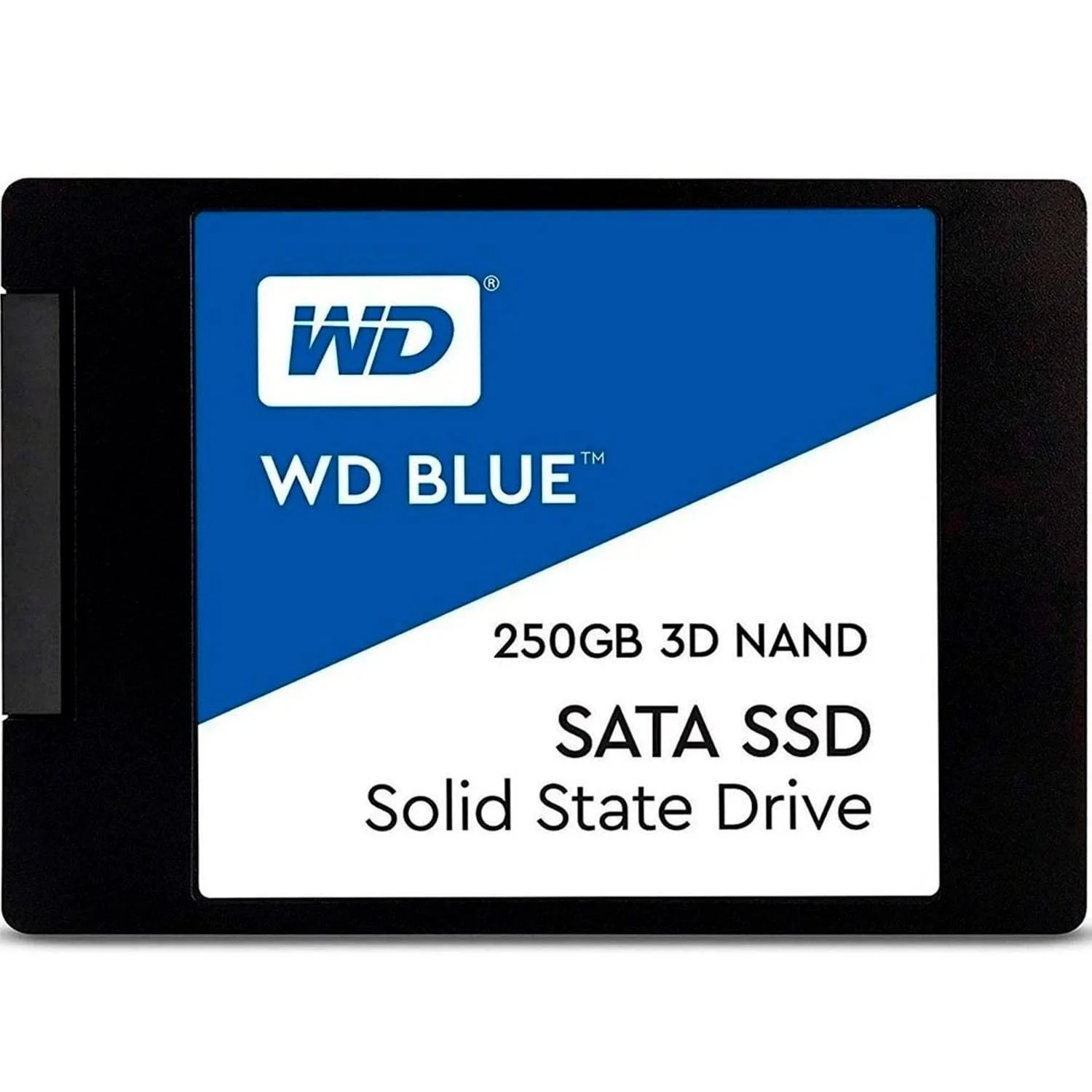 Внутрішній SSD Western Digital WD Blue 3D NAND 250GB 2.5 дюйма Синій, фото №1