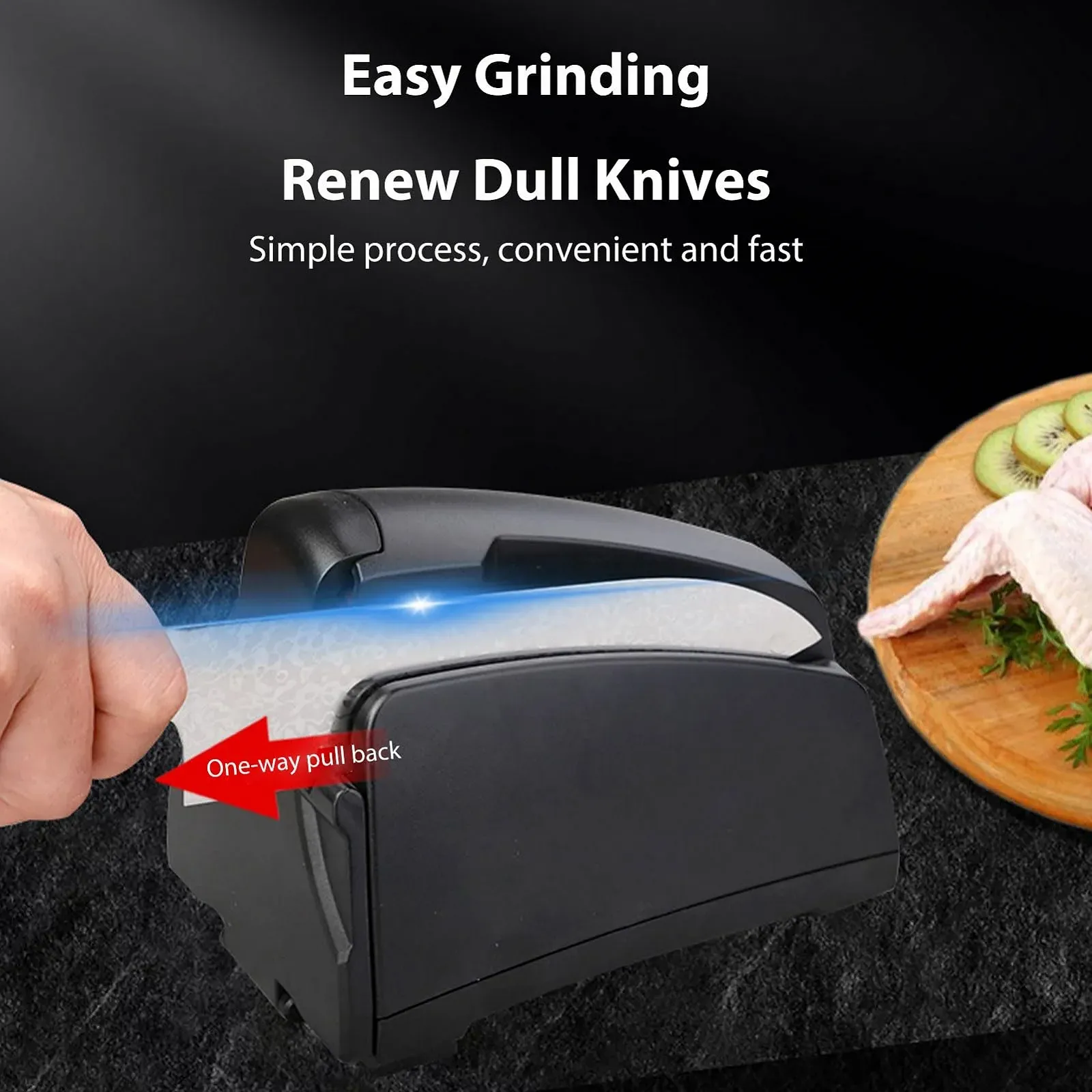 Електрична Точило для ножів Aoresac з 3 режимами та набором стрічок (EU Plug), фото №5 Електрична Точило для ножів Aoresac з 3 режимами та набором стрічок (EU Plug), фото №5