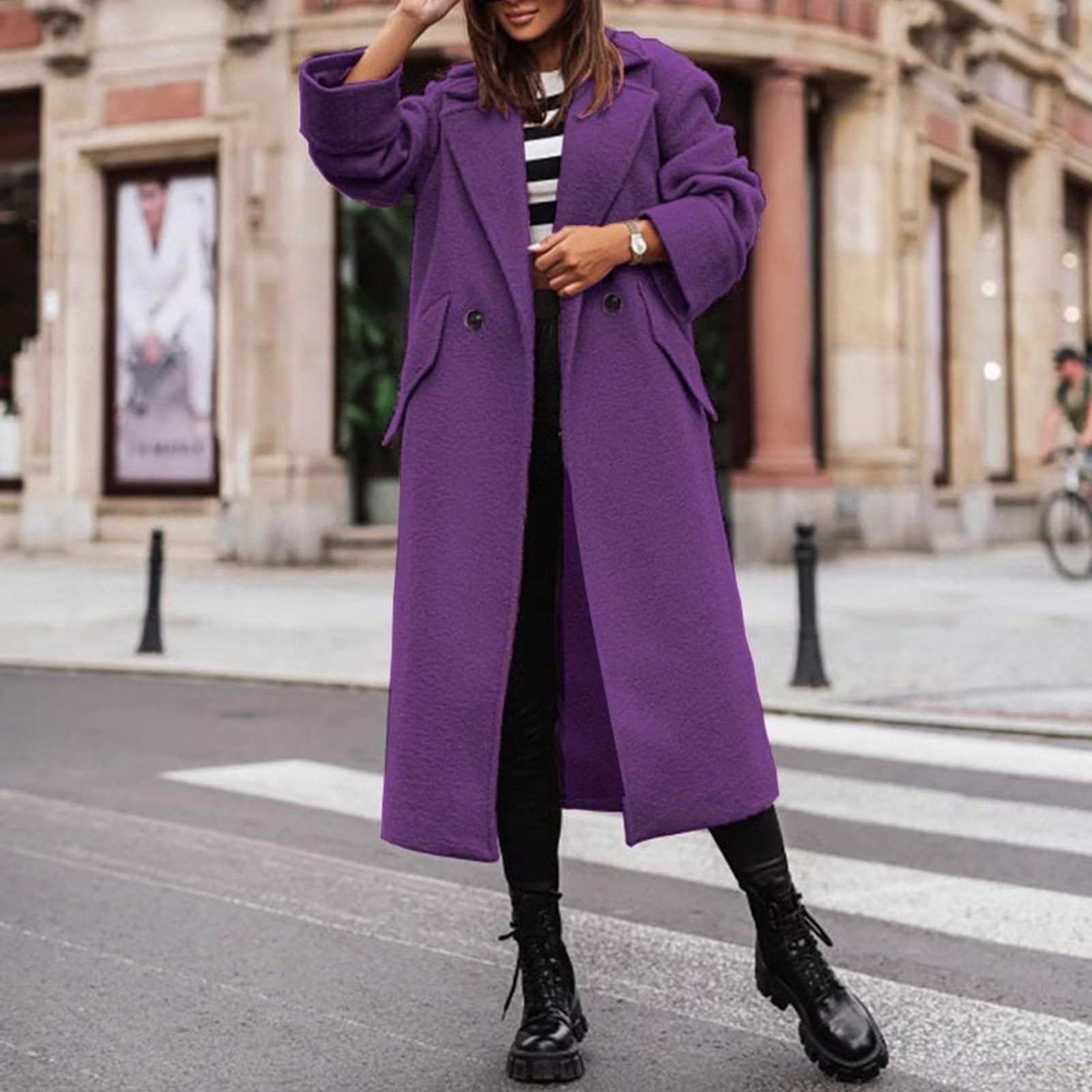 Вовняне пальто G
én
érique для жінок, елегантне пальто з довгими лацканами, повсякденний кардиган з довгими рукавами, приталена куртка з кишенями, тепле жіноче пальто, фото №4 Вовняне пальто G
én
érique для жінок, елегантне пальто з довгими лацканами, повсякденний кардиган з довгими рукавами, приталена куртка з кишенями, тепле жіноче пальто, фото №4