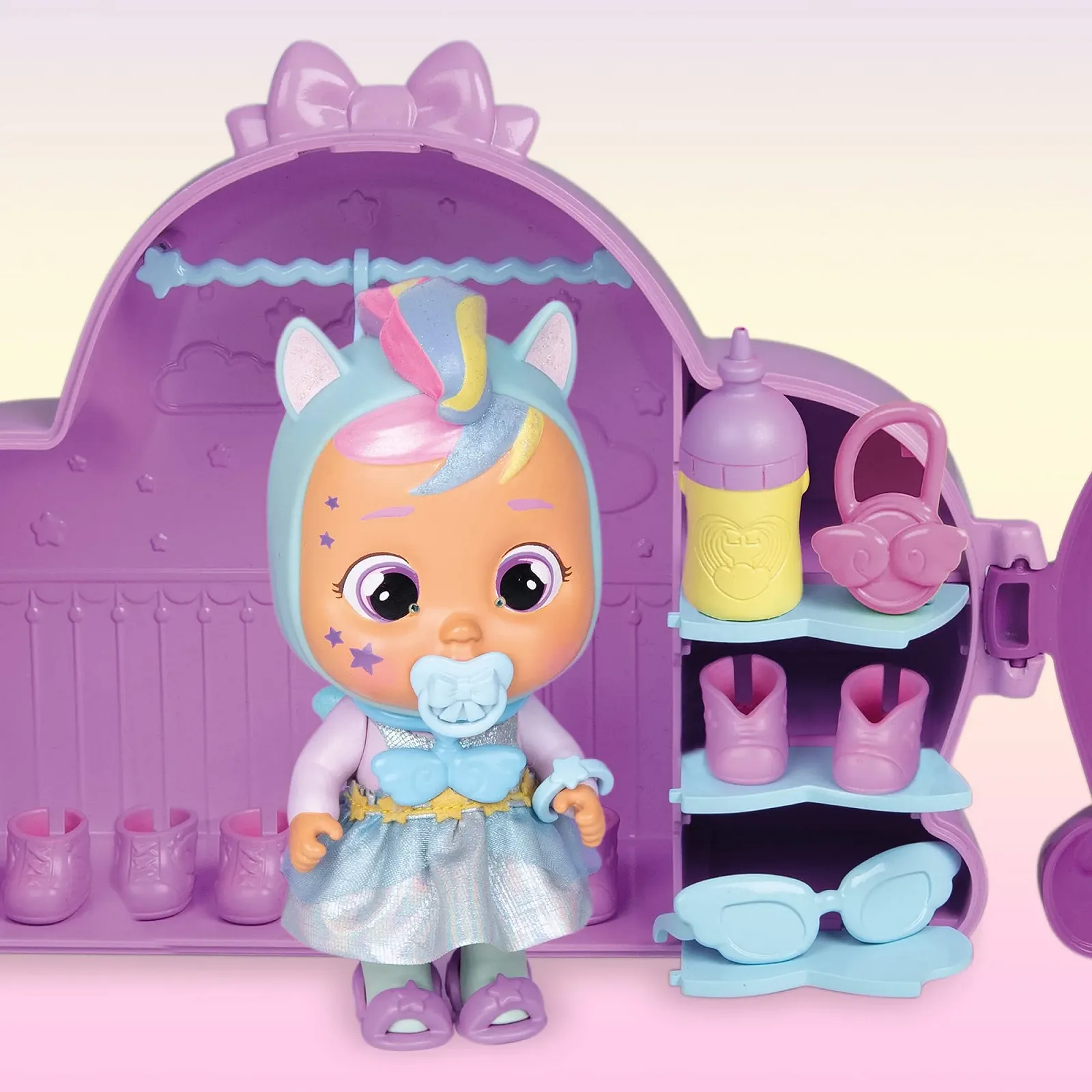 Лялька CRY BABIES Magic Tears Jenna's Wardrobe Mini Doll Jenna with Wardrobe and 16 Accessories, фото №2 Лялька CRY BABIES Magic Tears Jenna's Wardrobe Mini Doll Jenna with Wardrobe and 16 Accessories, фото №2