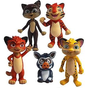 Набор фигурок Leo & Tig, 5 шт, 8 см - Фото 1