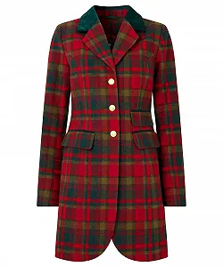 Пальто Joe Browns Довге в клітинку з велюровою обробкою synthetic.ua - Фото 1