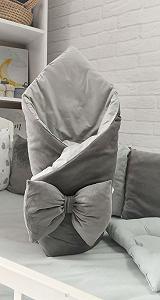 Комплект для новонародженого постіль та конверт велюр Сердечки сірий ціна на synthetic.ua - Фото 1 Комплект для новонародженого постіль та конверт велюр Сердечки сірий synthetic.ua - Фото 1