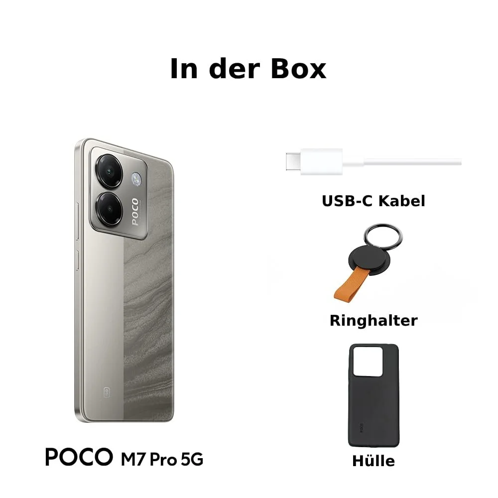 Смартфон XIAOMI Poco M7 Pro 5G, 8+256GB, Сріблястий, Чітка камера Sony 50 Мп з OIS, Акумулятор 5110 мАг, TurboCharge 45 Вт, AMOLED-дисплей 120 Гц, фото №5