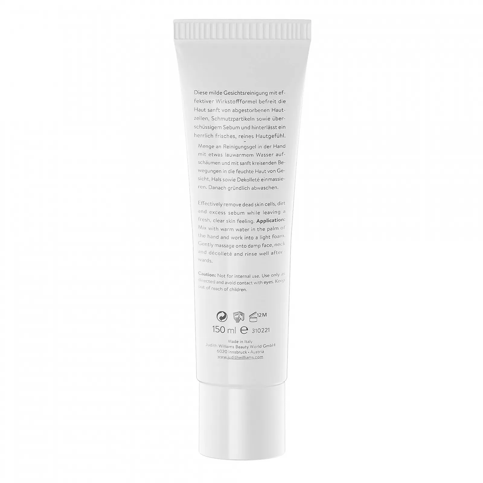 Гель для вмивання Judith Williams Cosmetics Beauty Institute High Performance з 1,2% BHA 150 мл, фото №2 Гель для вмивання Judith Williams Cosmetics Beauty Institute High Performance з 1,2% BHA 150 мл, фото №2