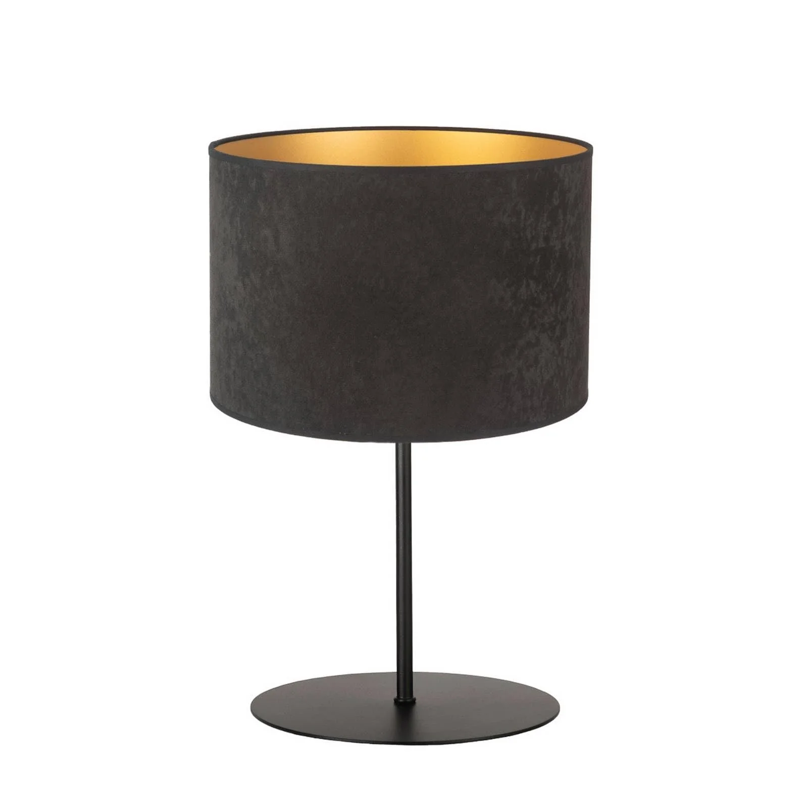 Настільна лампа Euluna Golden Roller Текстиль E14 Black, фото №1