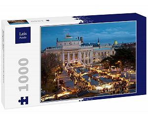 Пазл Lais Puzzle Вена Рождественский рынок у Бургтеатра 1000 деталей - Фото 1