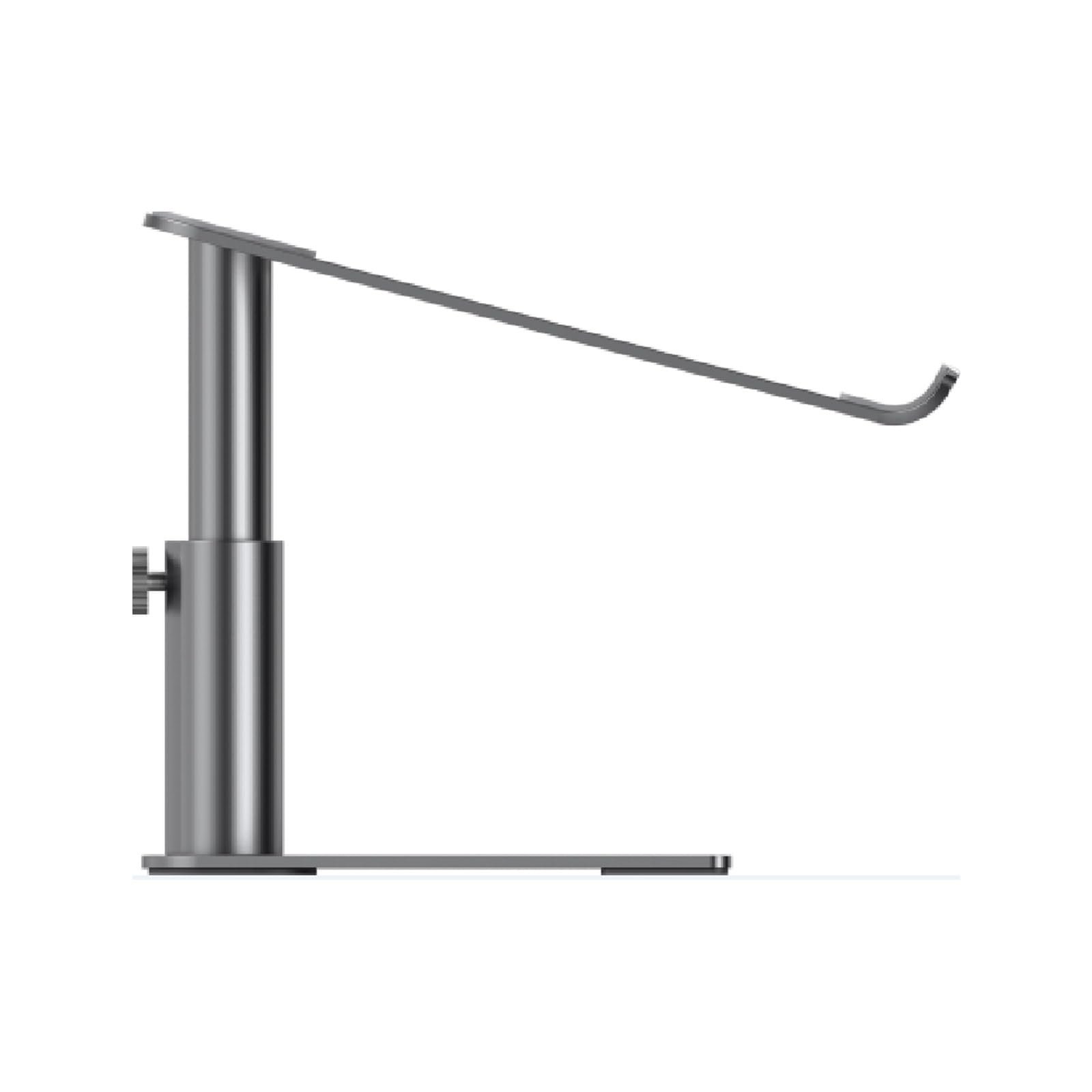 Регульована Підставка для Ноутбука, Портативний Тримач для Комп'ютера з Алюмінієвого Сплаву для Розсіювання Тепла для 8-18" Ноутбуків та Планшетів, фото №4