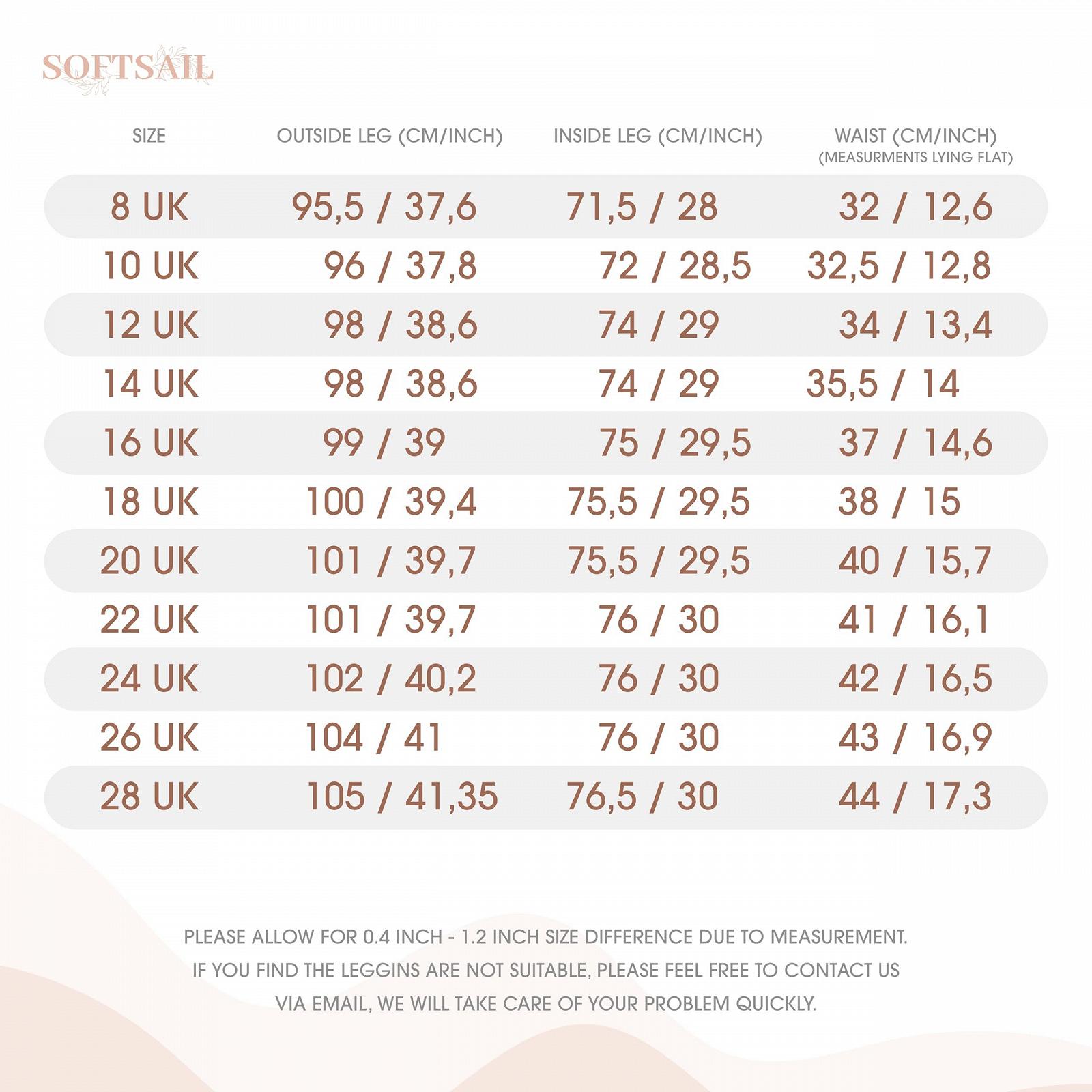 Леггинсы SOFTSAIL Женские 95% Хлопок, Леггинсы с Высокой Посадкой, Полная Длина, фото №3