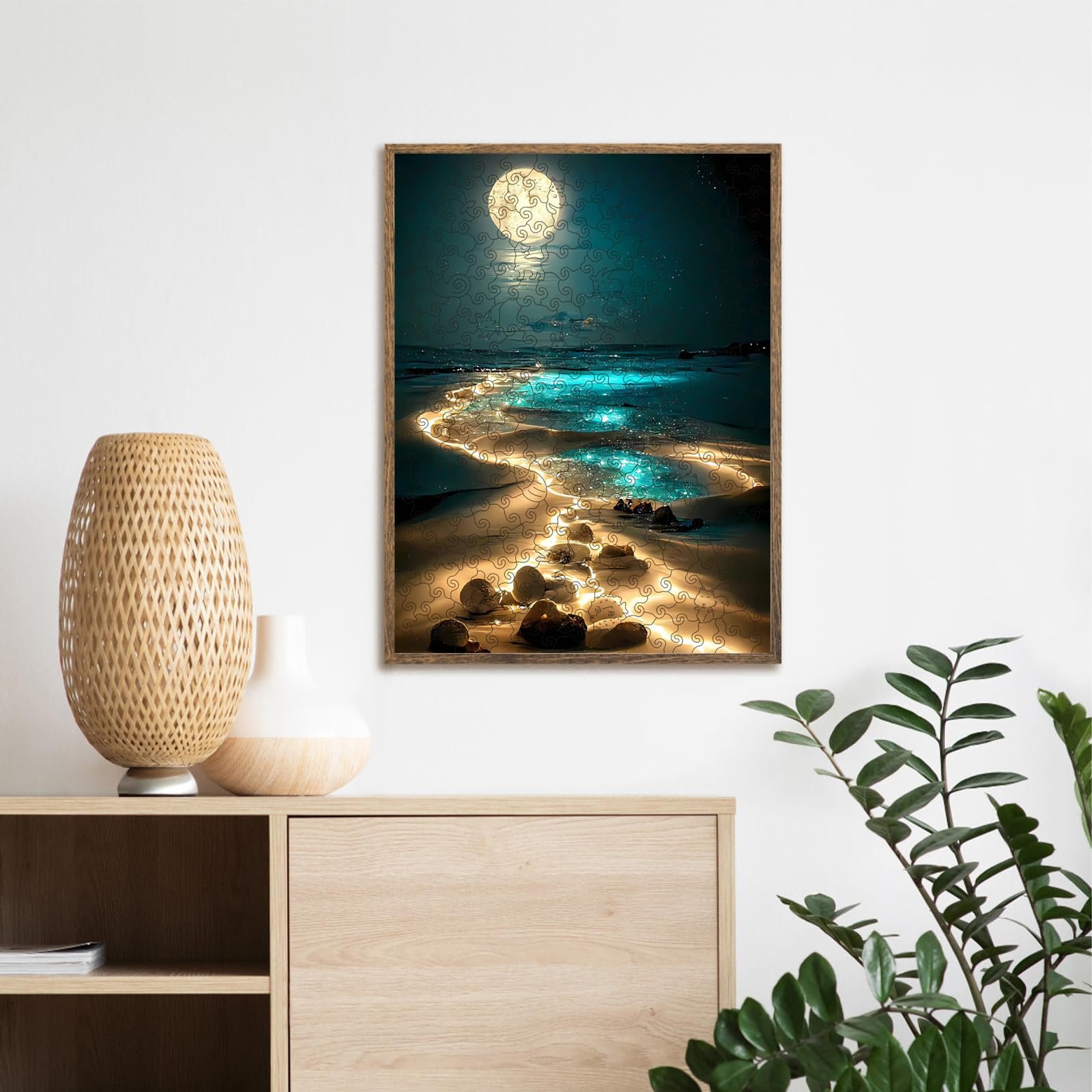 Дерев'яний пазл Унікальна форма тварин 270 елементів 28.5 x 38.3 см, фото №2