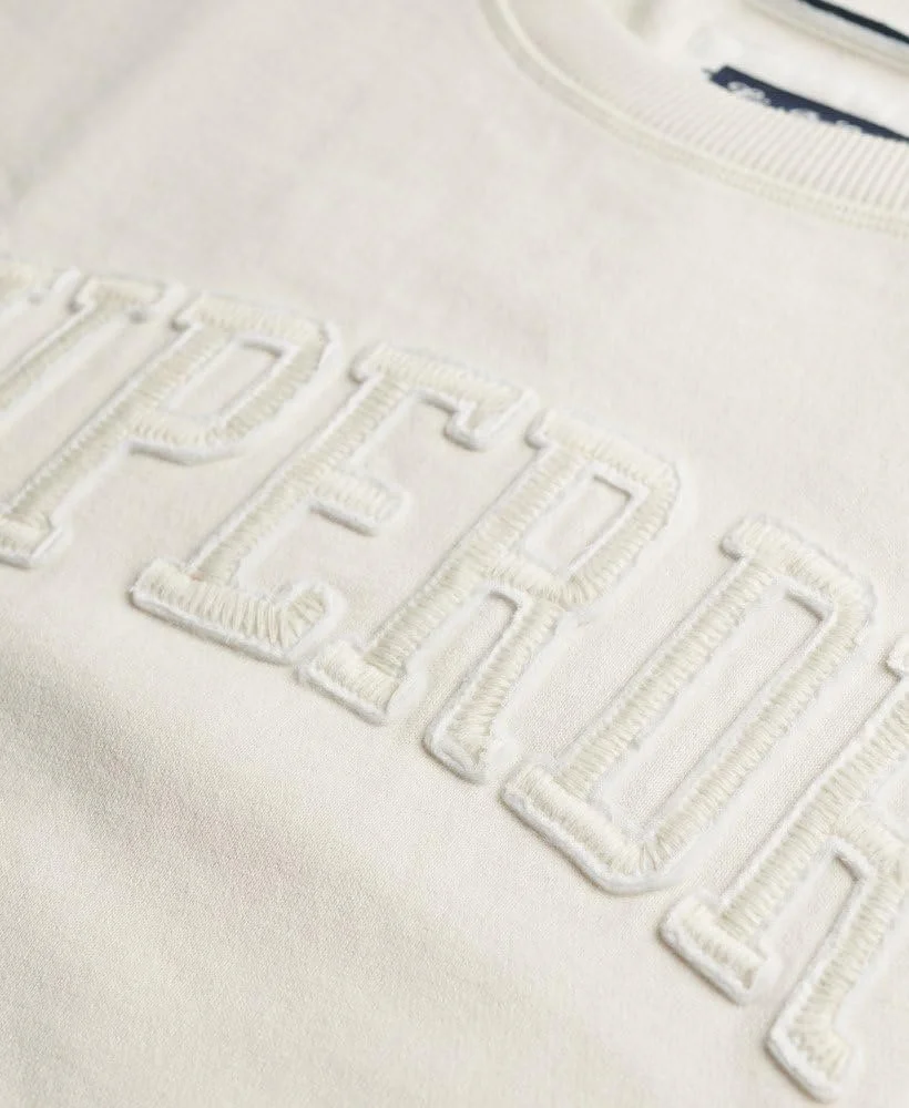 Женский свитшот Superdry Athletic Essentials с подходящими аппликациями, фото №5