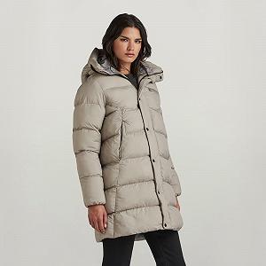 Жіноча куртка G-Star Whistler Parka Puffer Elephant Skin - XS synthetic.ua - Фото 1