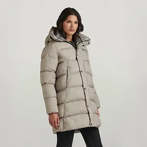 Жіноча куртка G-Star Whistler Parka Puffer Elephant Skin - XS synthetic.ua - Фото 1