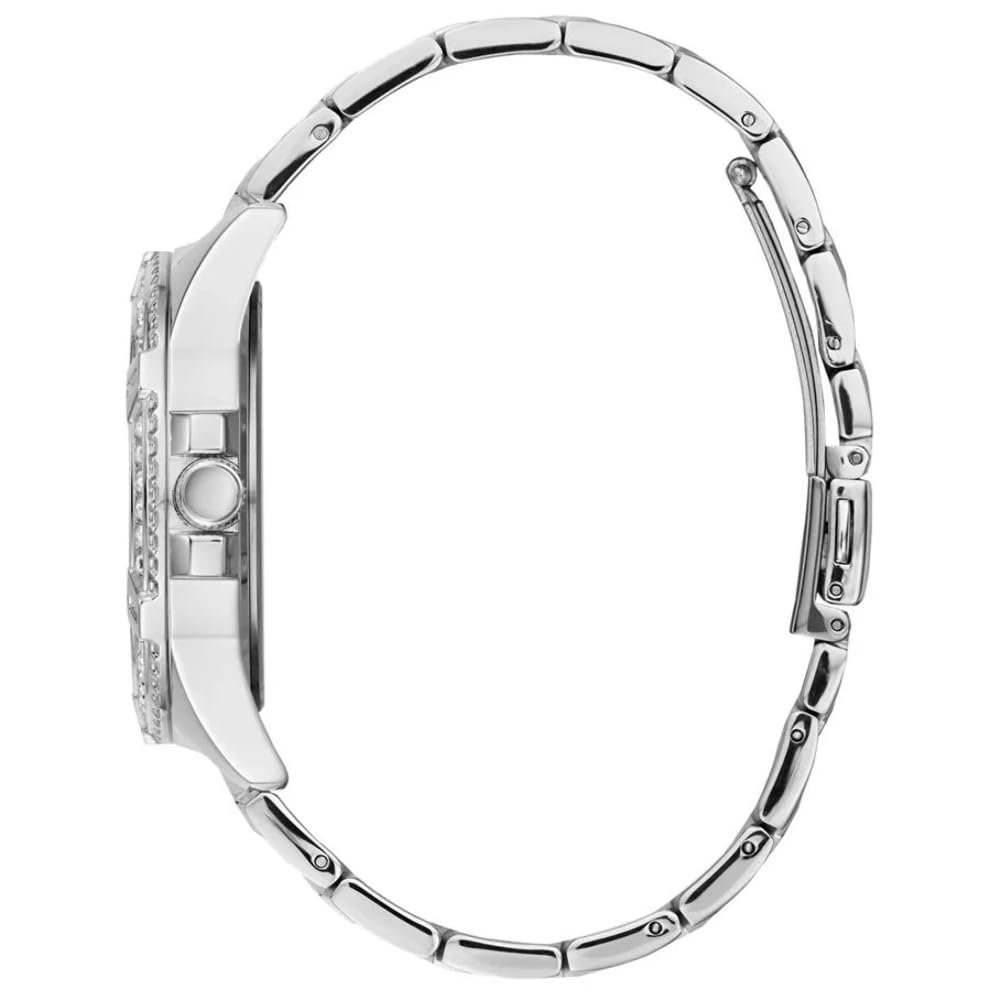 Женские часы Guess W1156L1, 40 мм, корпус + ремешок из нержавеющей стали, кварцевый аналоговый, фото №2