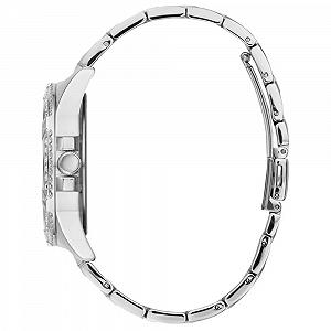 Женские часы Guess W1156L1, 40 мм, корпус + ремешок из нержавеющей стали, кварцевый аналоговый synthetic.ua - Фото 1
