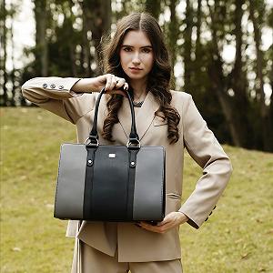 Сумка з ручками David Jones Велика Тоут, штучна шкіра PU, сірий - Фото 1