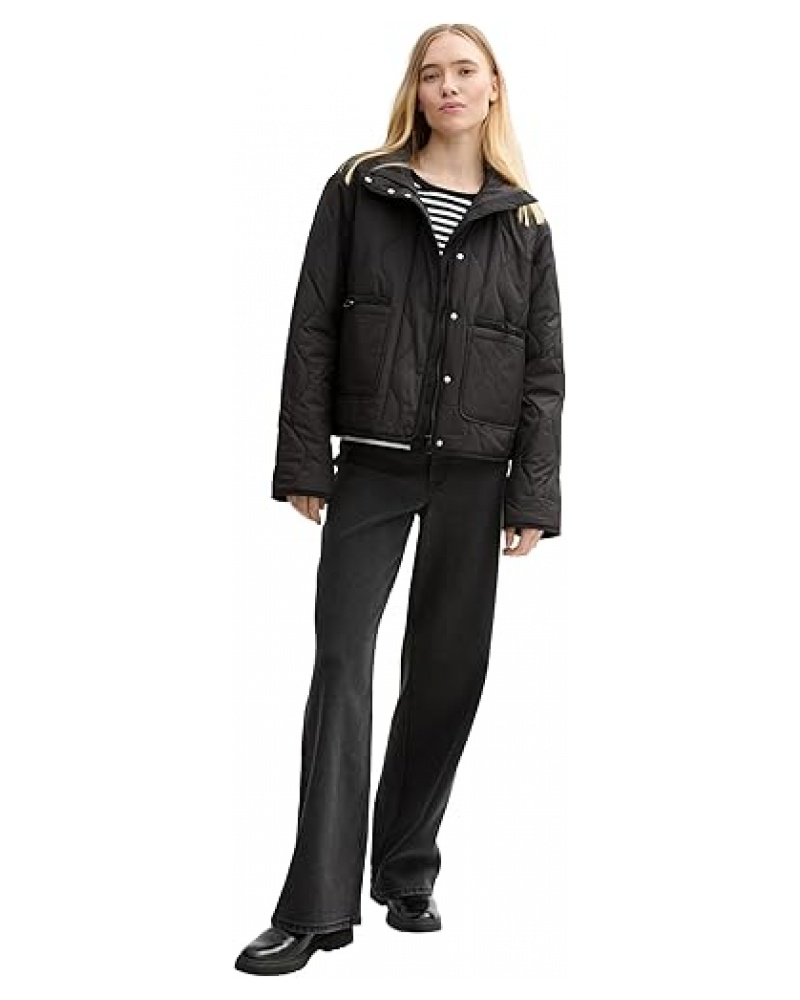 Куртка Denim Women's 1044454-14482 Tom Tailor Чорний L, фото №3