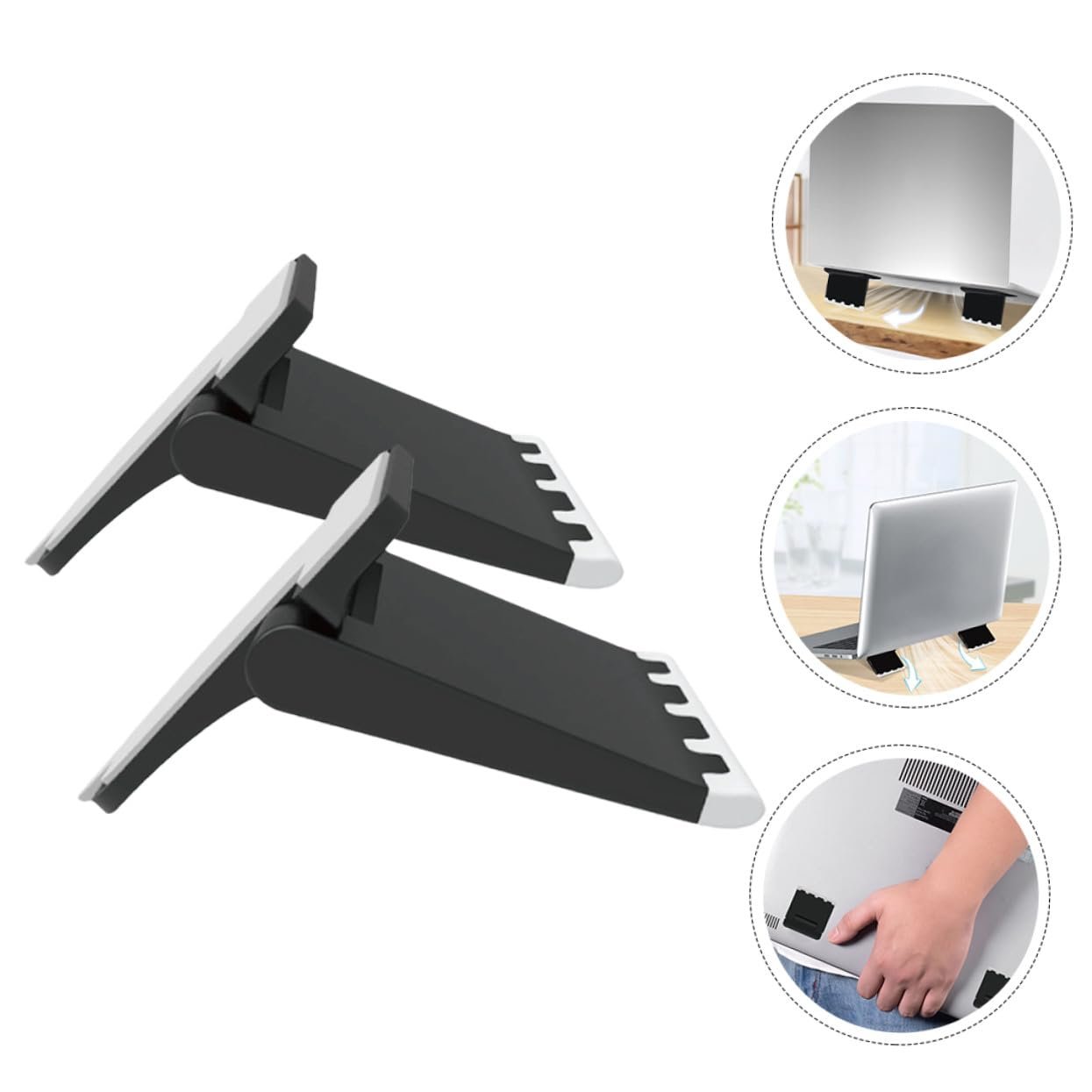 Подставка для ноутбука складная портативная FRCOLOR, 2 шт., фото №3