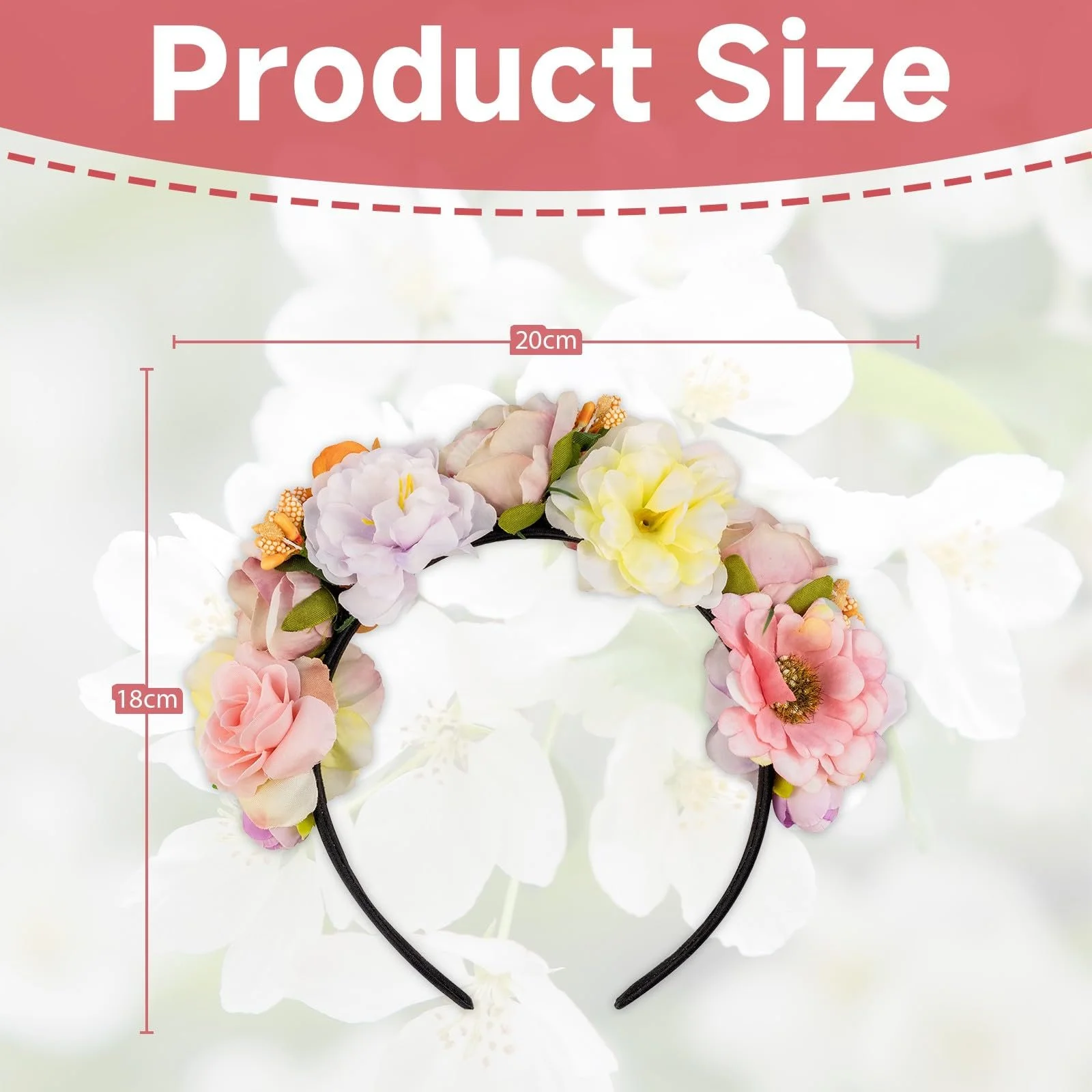 Обруч Цветы Oktoberfest, фото №2