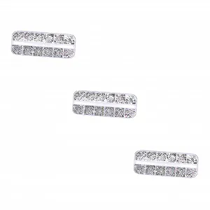 Стразы для ногтей Healeved Набор 12 плоских драгоценных камней 12 ячеек Блестящий материал для поделок, ювелирных изделий, украшений для ногтей - Фото 1