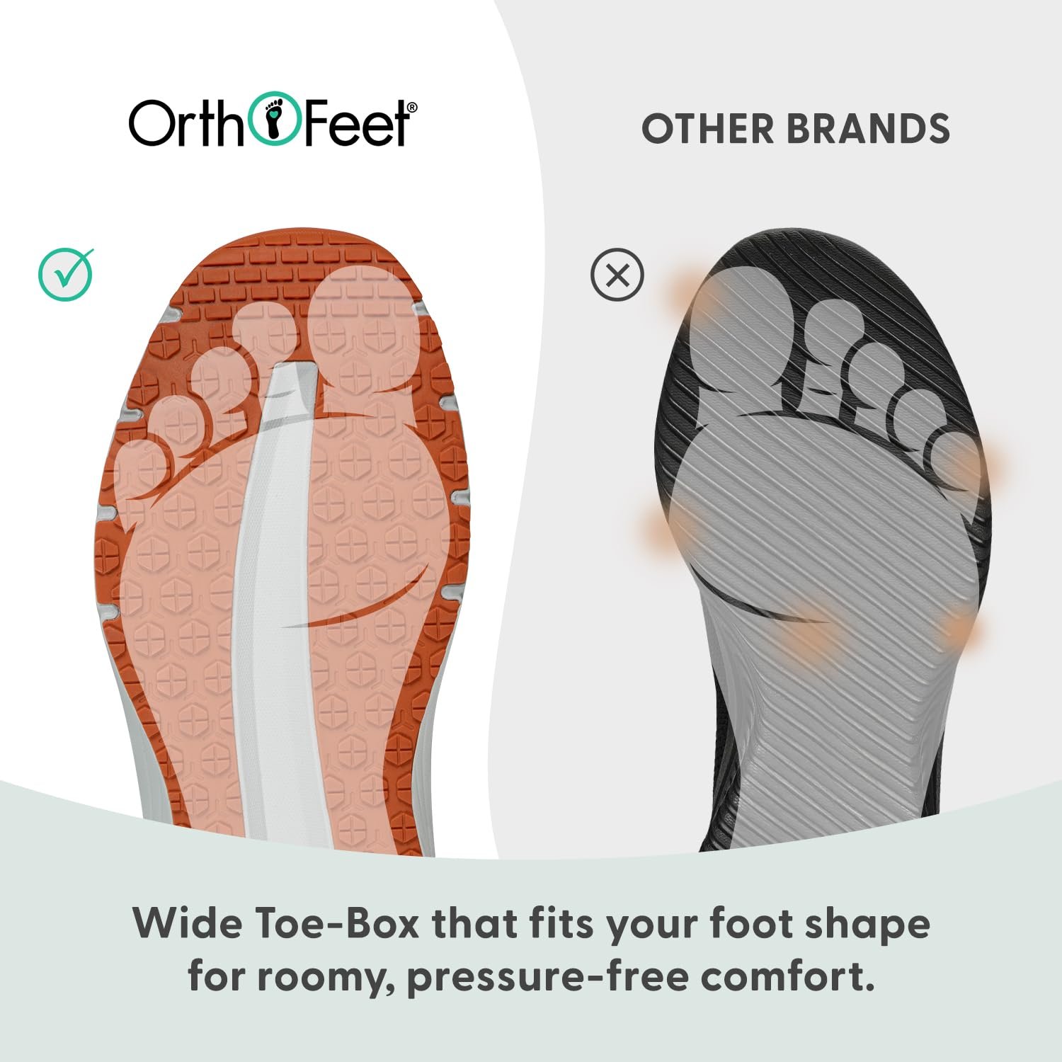 Ортопедичні сліпони Orthofeet Tilos Чоловічі, Розмір, фото №6 Ортопедичні сліпони Orthofeet Tilos Чоловічі, Розмір, фото №6