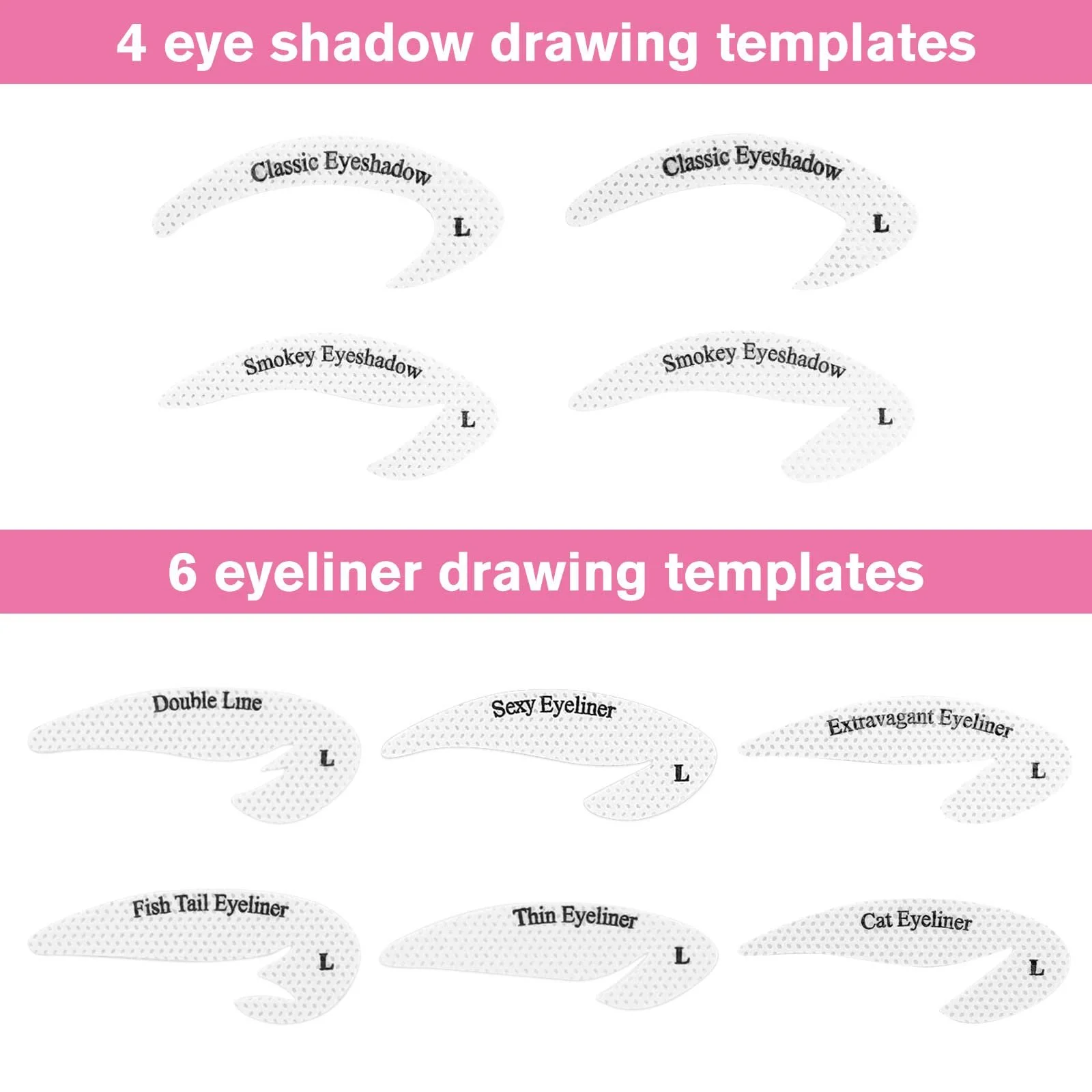 Трафареты для подводки MTXTIMWAN Силиконовые, фото №4