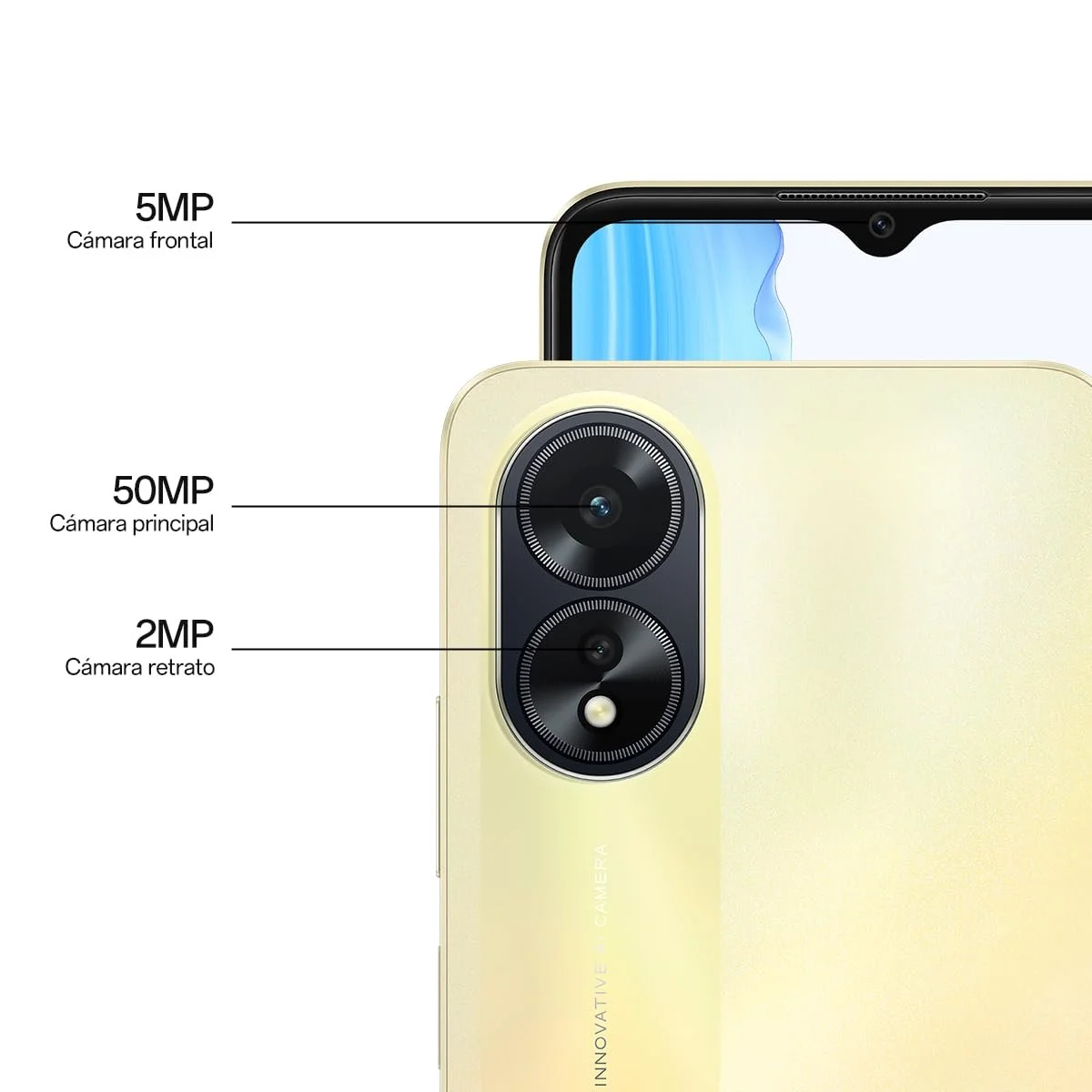 Смартфон Oppo A38 Dual SIM 128GB 4GB RAM Сияющий черный, фото №5