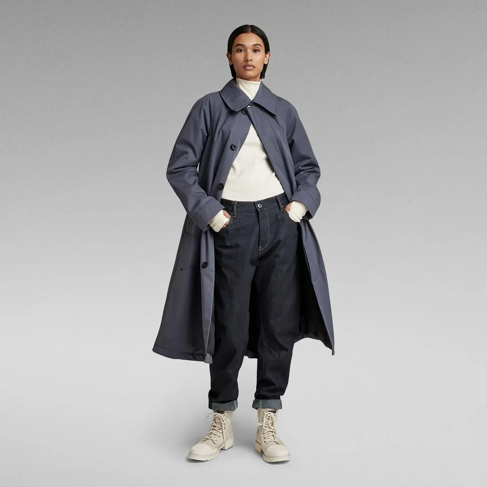 Жіночий топ G-Star RAW Rib Mock Slim Top - S, фото №5 Жіночий топ G-Star RAW Rib Mock Slim Top - S, фото №5