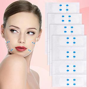 Стрічки для підтяжки обличчя Aeaocvo 120 шт., V-подібна наклейка для підтяжки - Фото 1