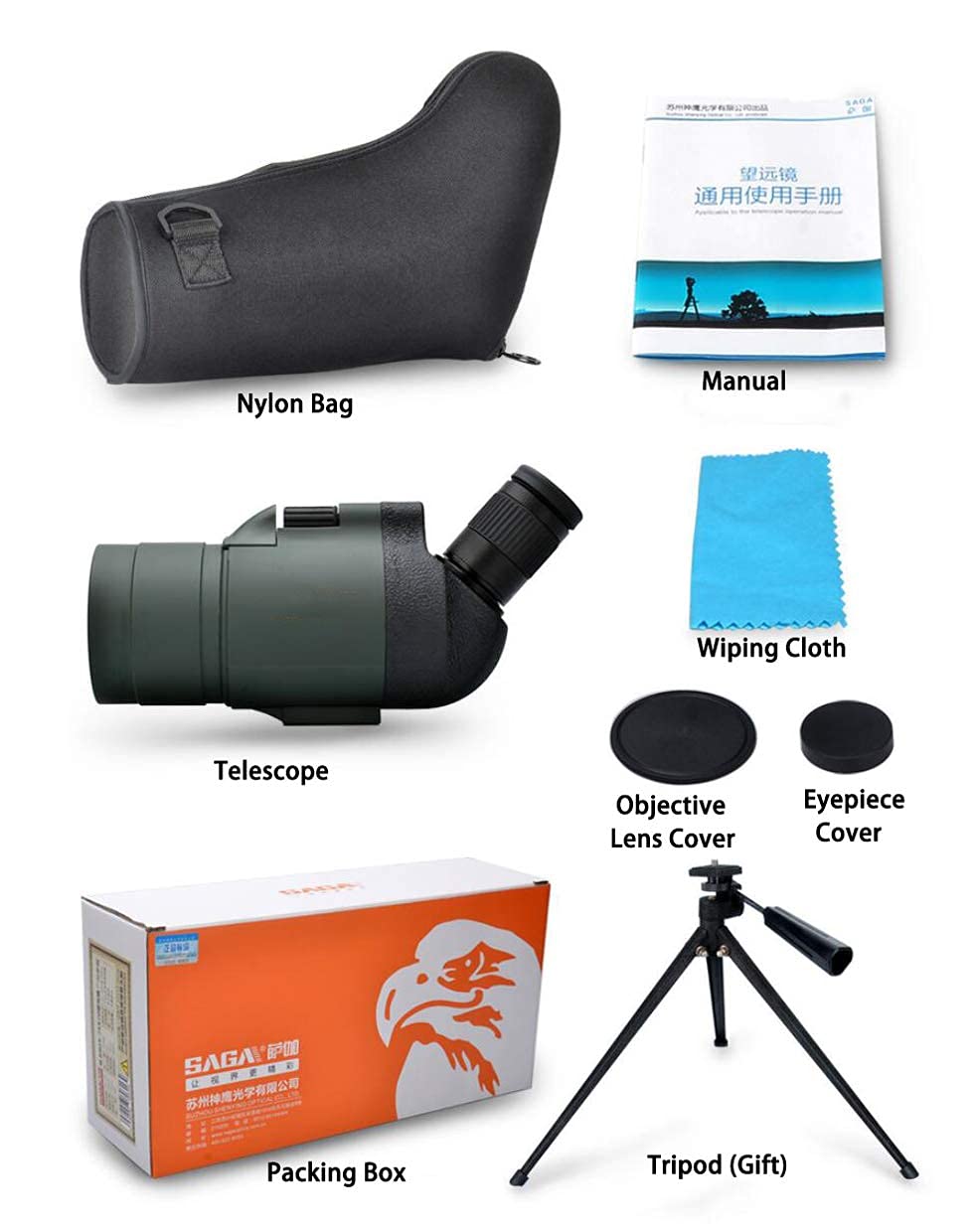 Телескоп-монокуляр Spacmirrors Zoom 25-75x70 HD Bak4 з адаптером для смартфона і штативом, фото №7 Телескоп-монокуляр Spacmirrors Zoom 25-75x70 HD Bak4 з адаптером для смартфона і штативом, фото №7