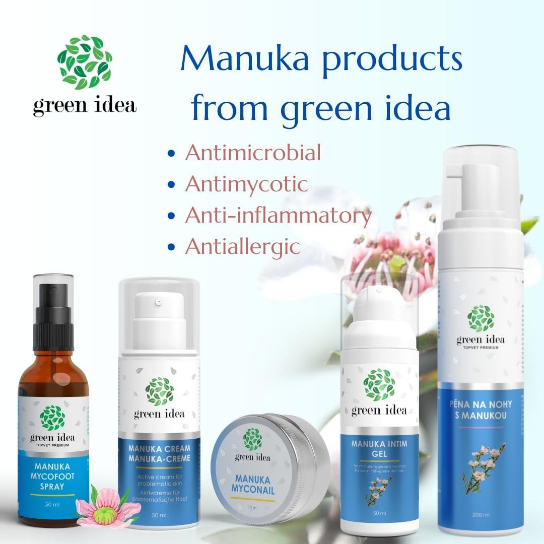 Крем для обличчя Green idea Manuka Acne проти прищів з олією чайного дерева та манукою 50 мл, фото №8 Крем для обличчя Green idea Manuka Acne проти прищів з олією чайного дерева та манукою 50 мл, фото №8
