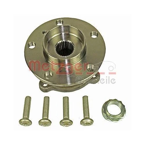 Комплект підшипника ступиці METZGER WM 6619 для BMW, передній міст, фото №2