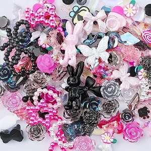 Набір для нігтів 3D Метелик Троянда Квітка Бантик Кролик Ведмідь 2050 шт. з кришталевими дорогоцінними каменями synthetic.ua - Фото 1