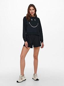 Шорты ONLY ONLSMILEY LIFE SHORTS SWT 15232827 Черный L synthetic.ua - Фото 1