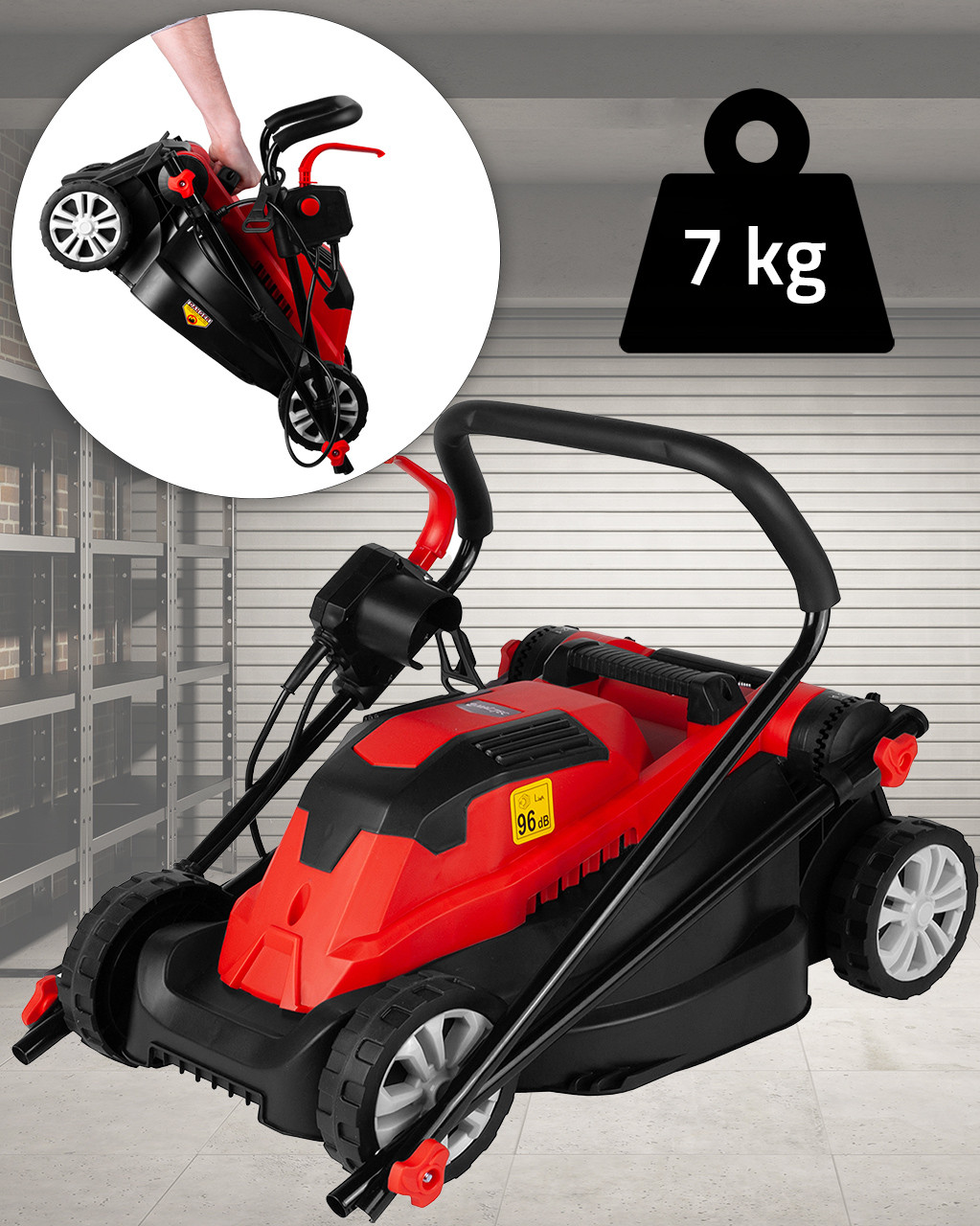 Электрическая газонокосилка Maltec 2100 Вт Turbo Eco 30L, фото №9