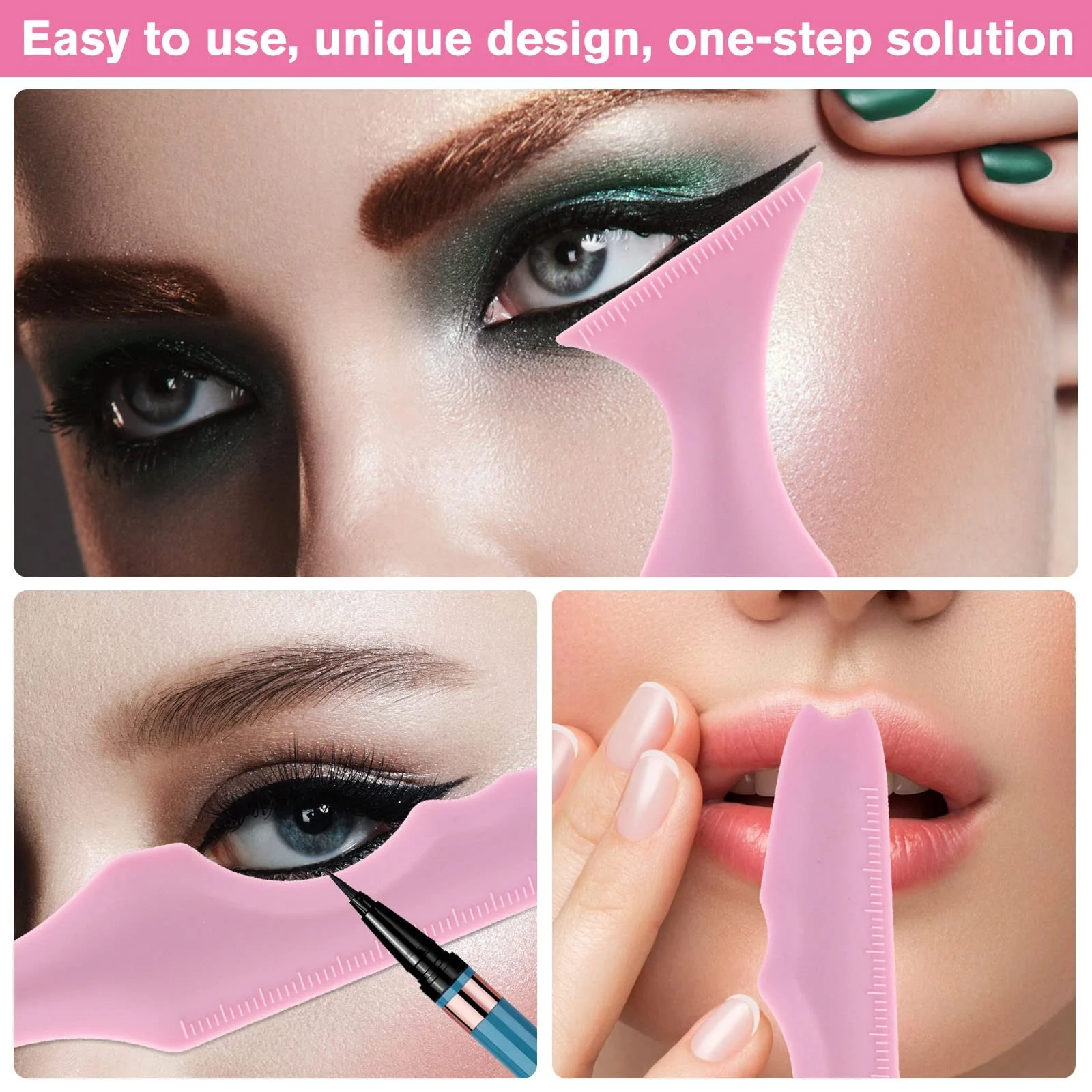 Трафареты для подводки MTXTIMWAN Силиконовые, фото №5