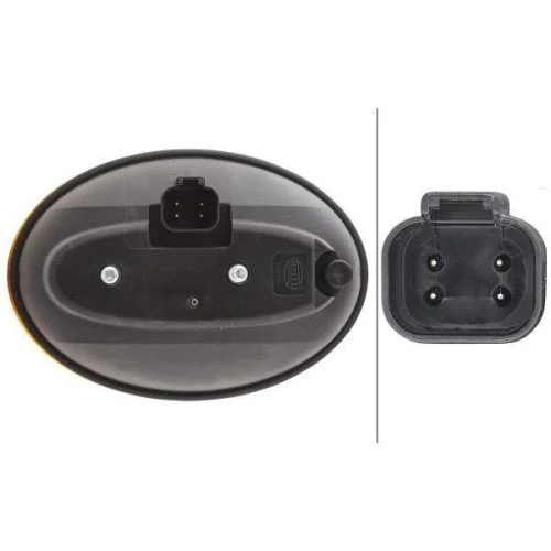 Покажчик повороту HELLA 2BA 344 130-237 для KRONE лівий, фото №2